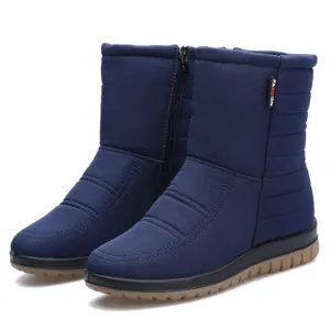 Dyavor Women Orthopedic Boots Waterproof Fur Ankle Shoes